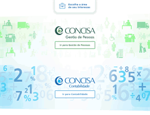 Tablet Screenshot of concisa.com.br